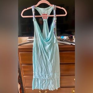 Free People Embroidered Mini Dress M